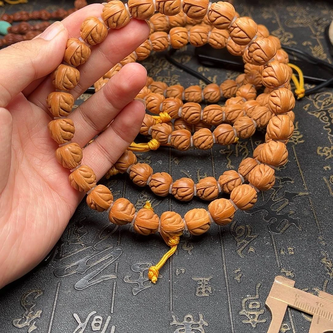 桃核吊坠大肠手持
