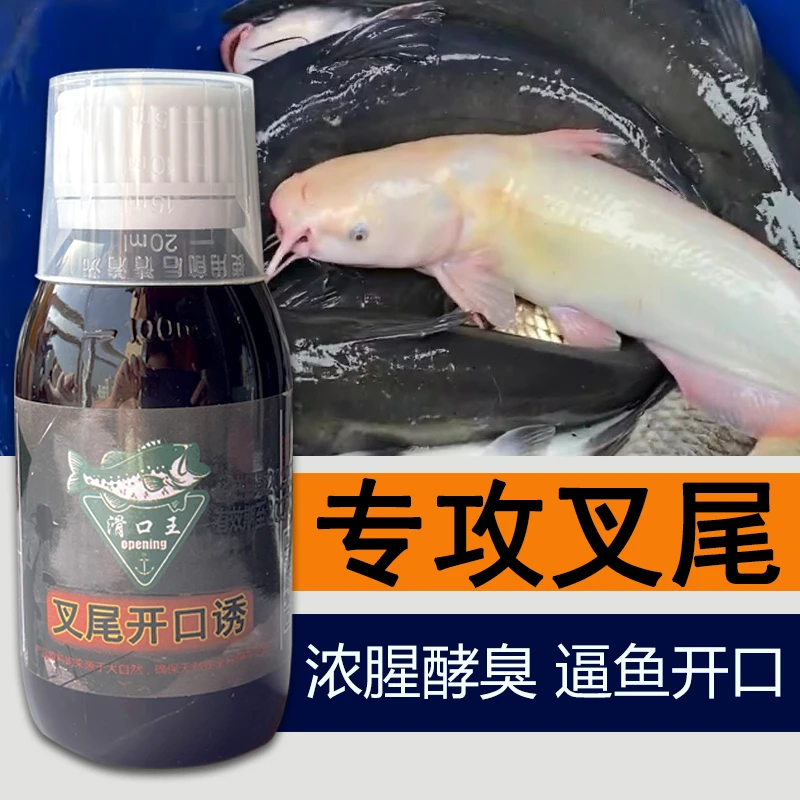 钓叉尾专用诱鱼剂黑坑鮰鱼饵料腥臭散炮添加剂江团浮水颗粒打窝料