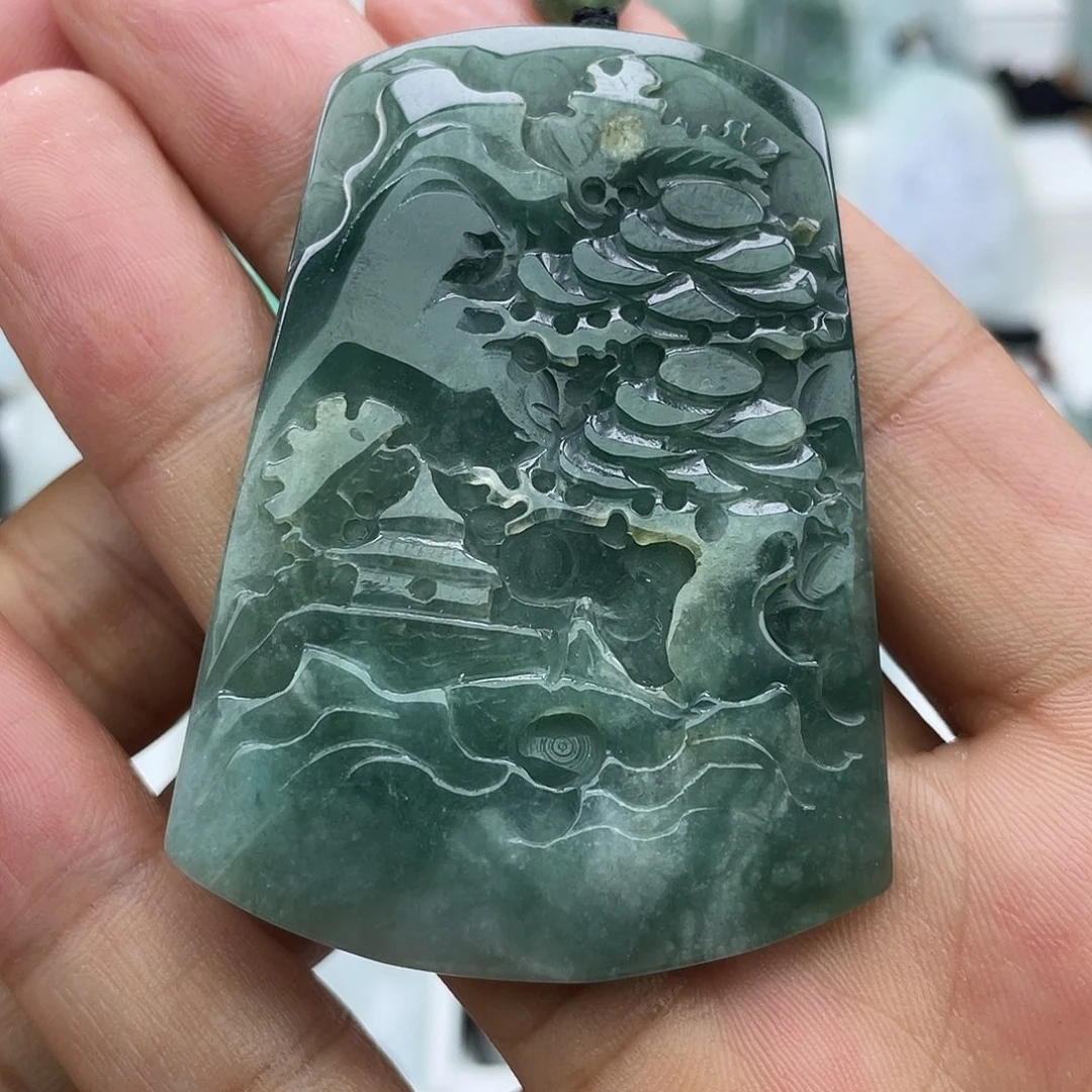 颈饰未镶嵌翡翠翡翠