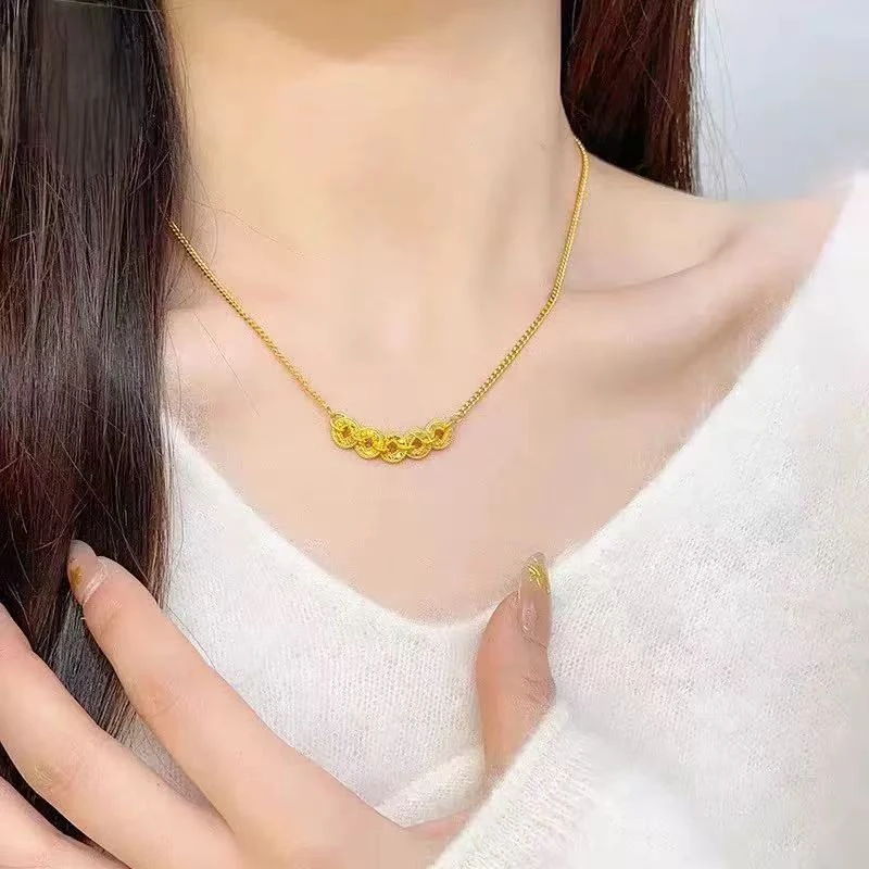 钛钢合金项链 朵儿自留款钛钢项链