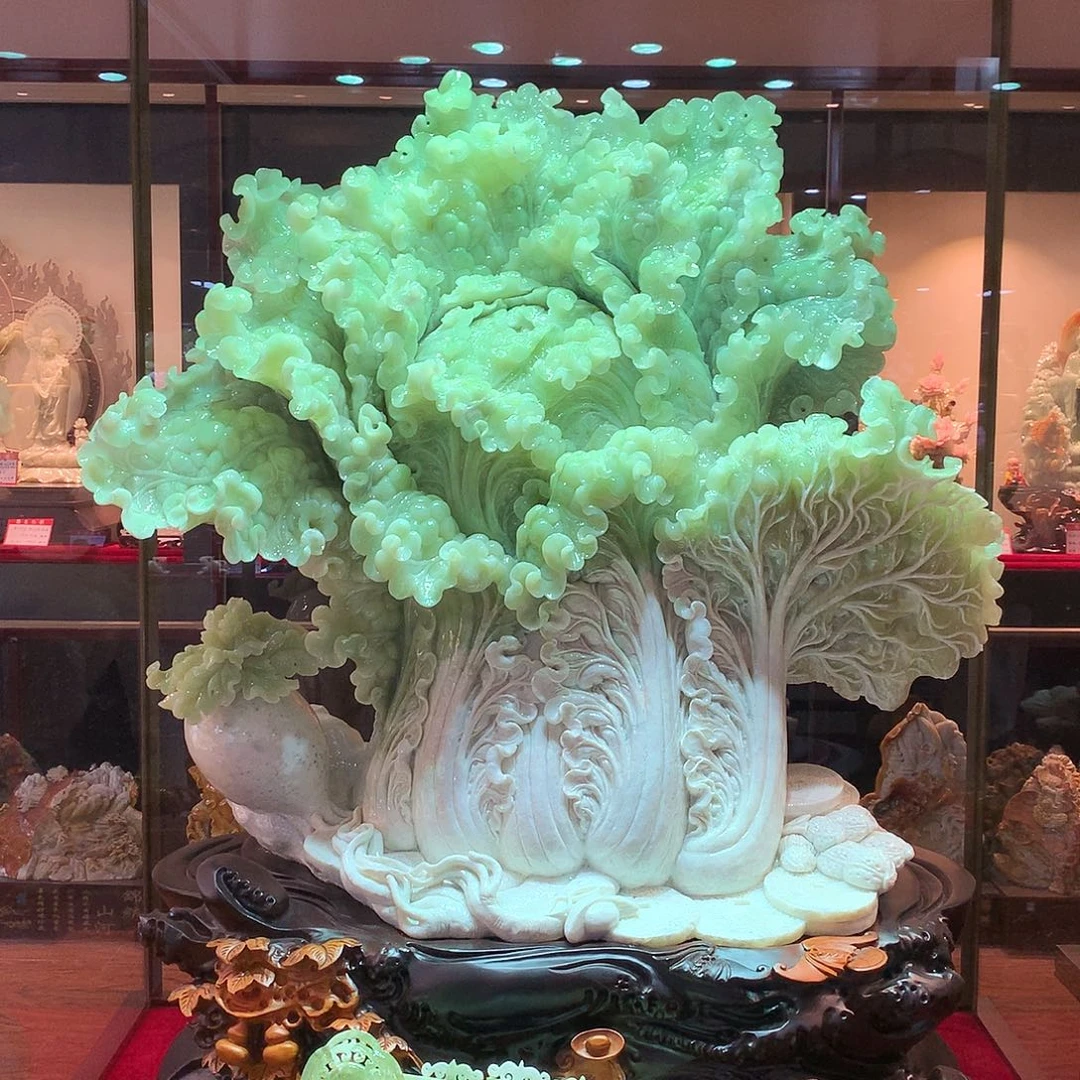 用***0蛇纹石玉未镶嵌摆件