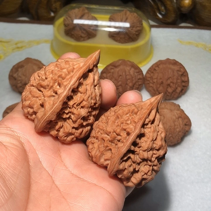 把件文玩核桃46官帽