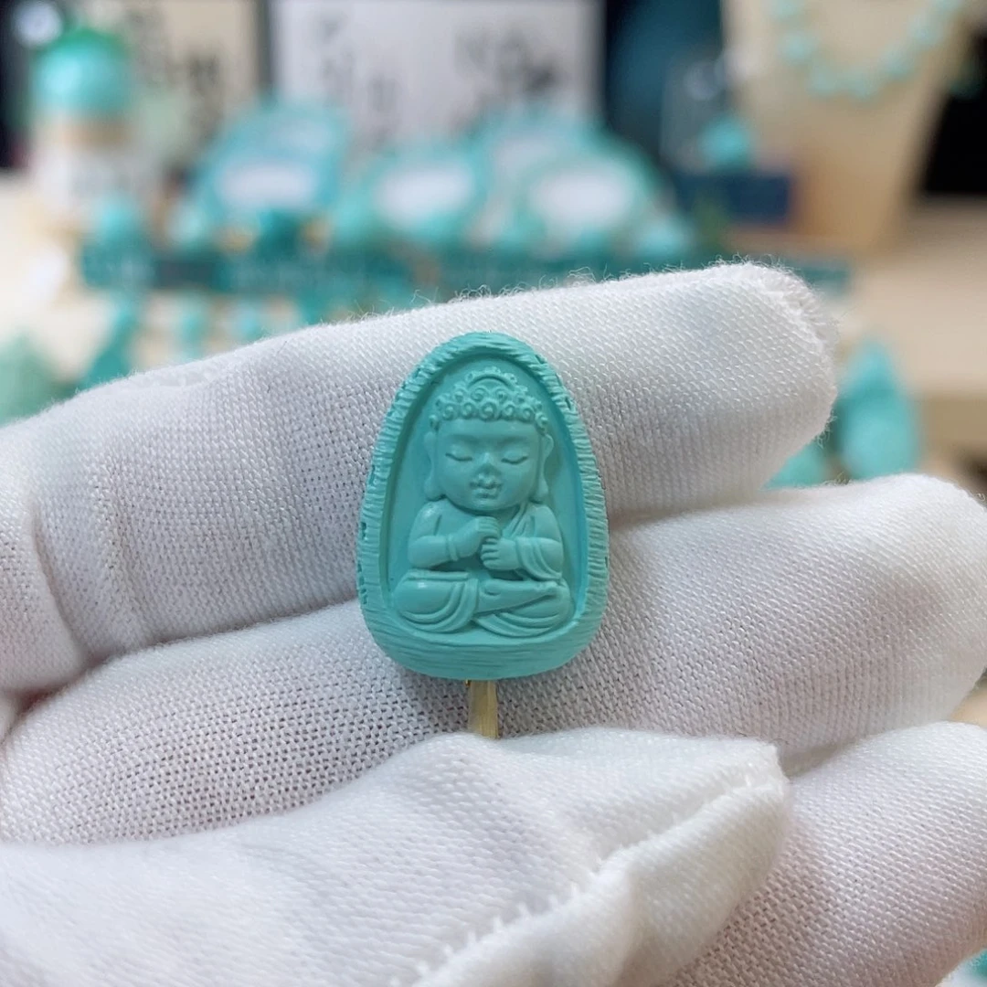 绿松石珠宝奇石未镶嵌