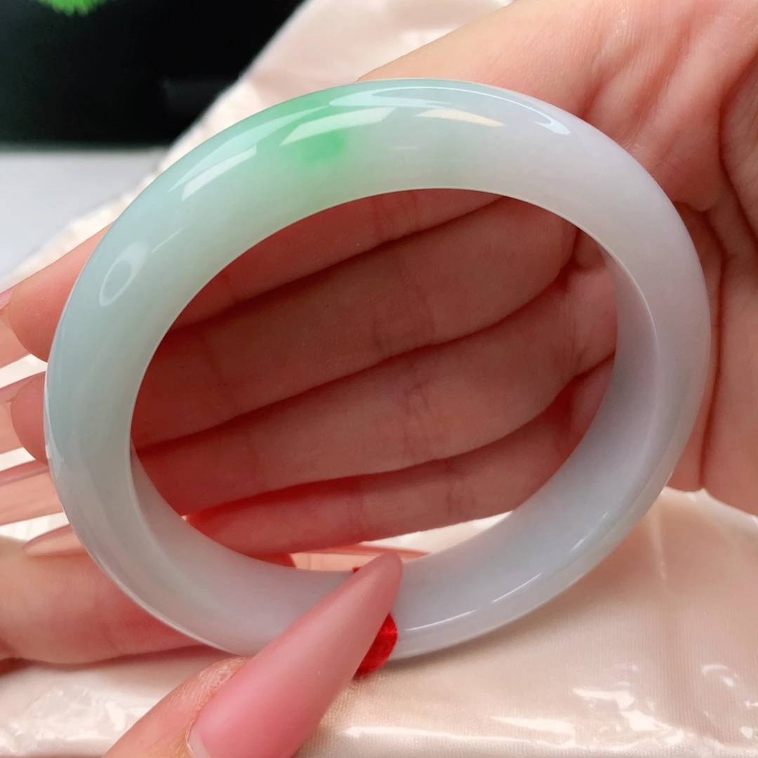 未镶嵌手镯翡翠正圈58