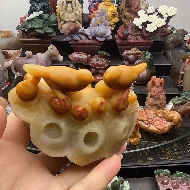 石英质玉未镶嵌吊坠(不含链)