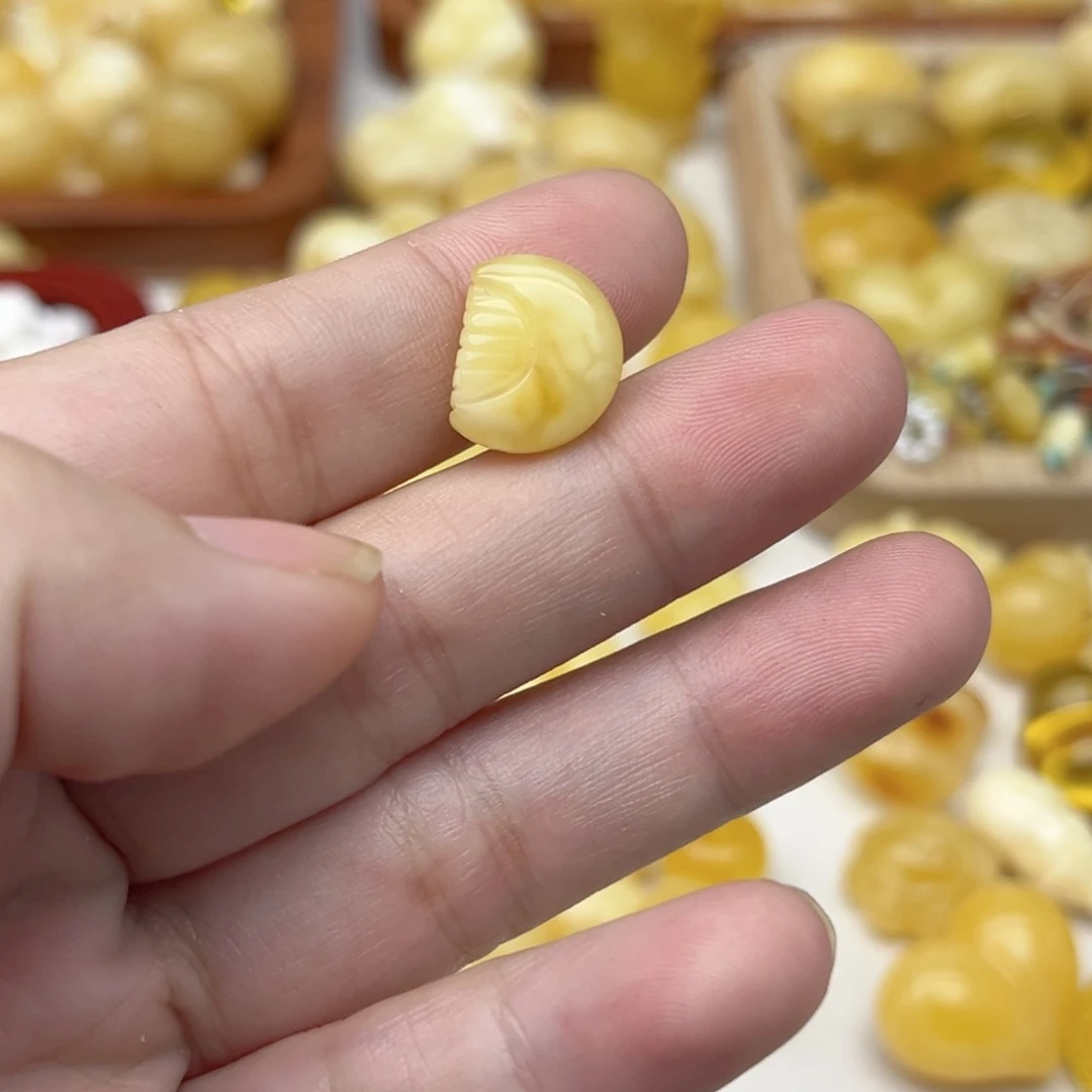 裸石蜜蜡未镶嵌天然