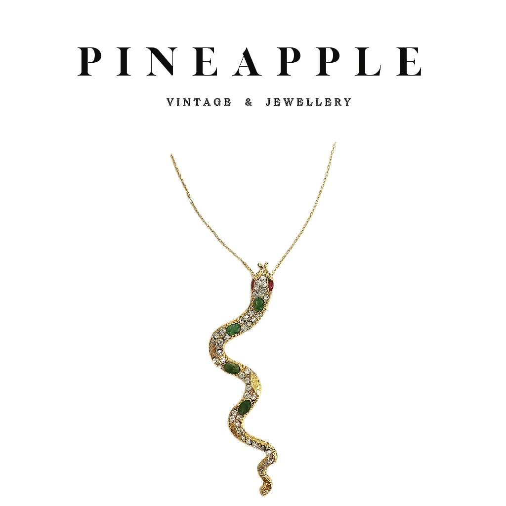 合金项链 菠萝中古Swoboda项链LK7881