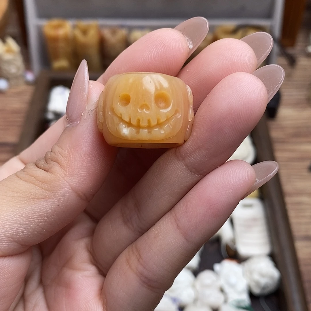 鹿骨把件c5南瓜跑环不退换