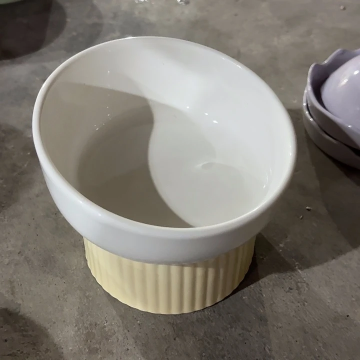 白色双拼大号微瑕