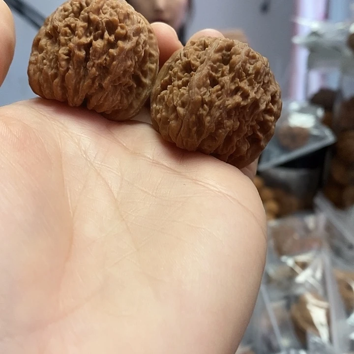 把件文玩核桃36 小众红皮137