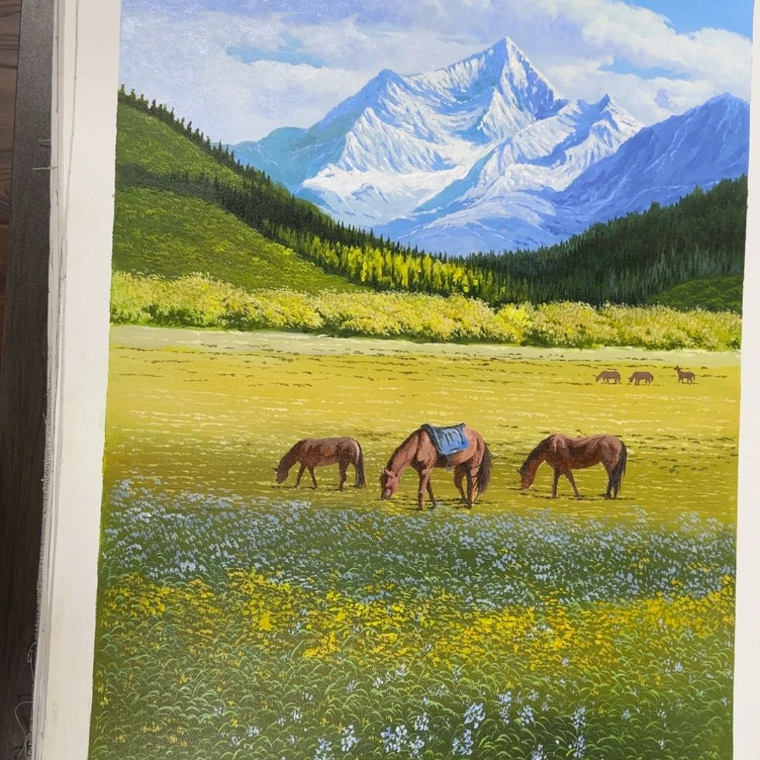 油画加油加油努力加油加油