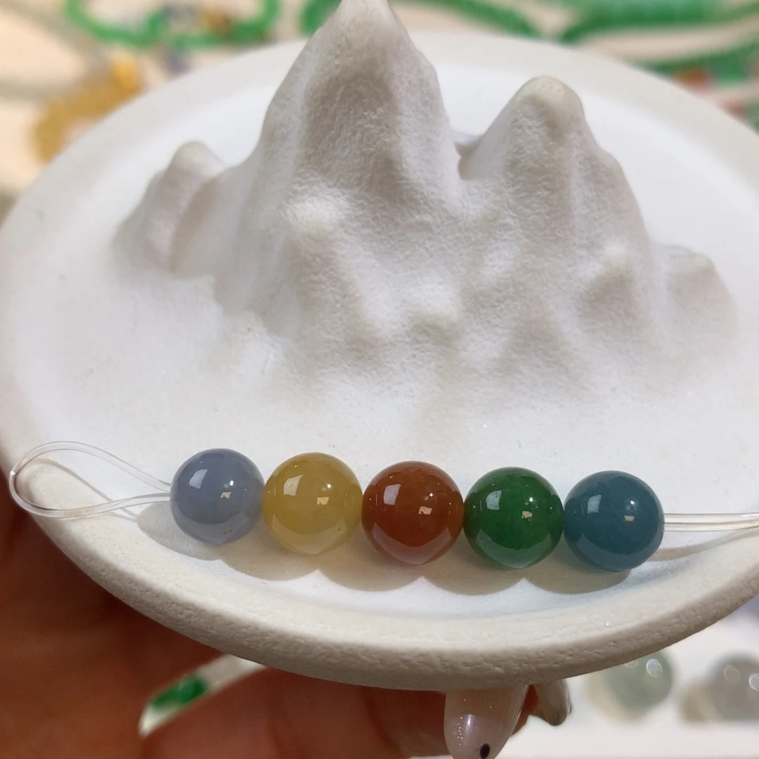 未镶嵌定制翡翠油画感 浓彩色系 卡7+