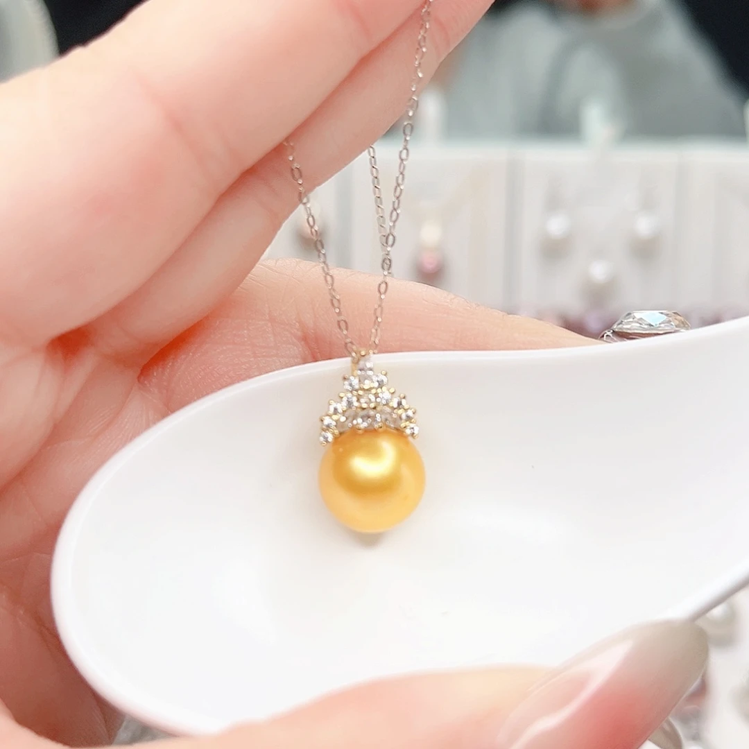 淡水珍珠吊坠(赠链)合金