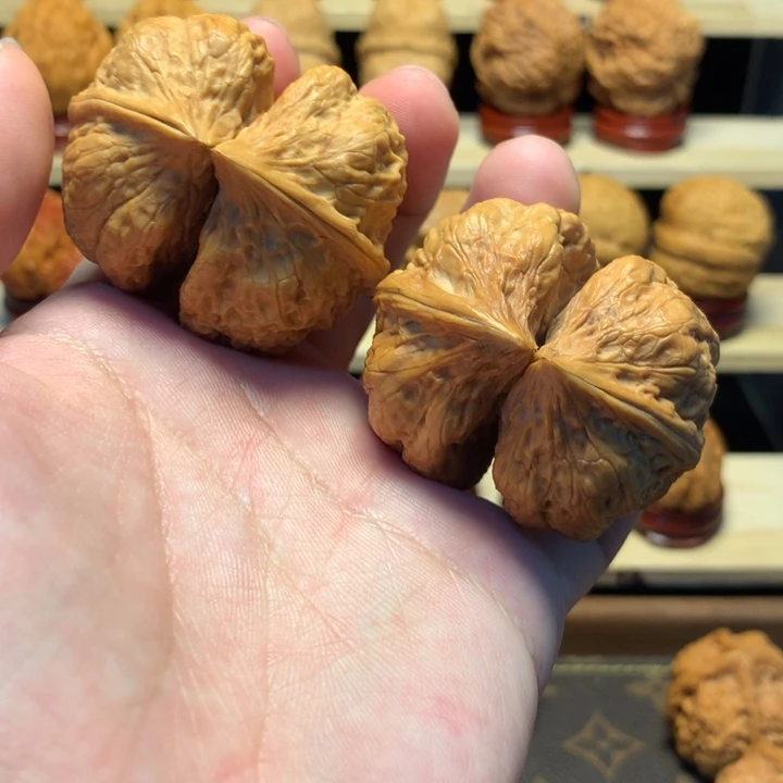 文玩核桃把件48连体