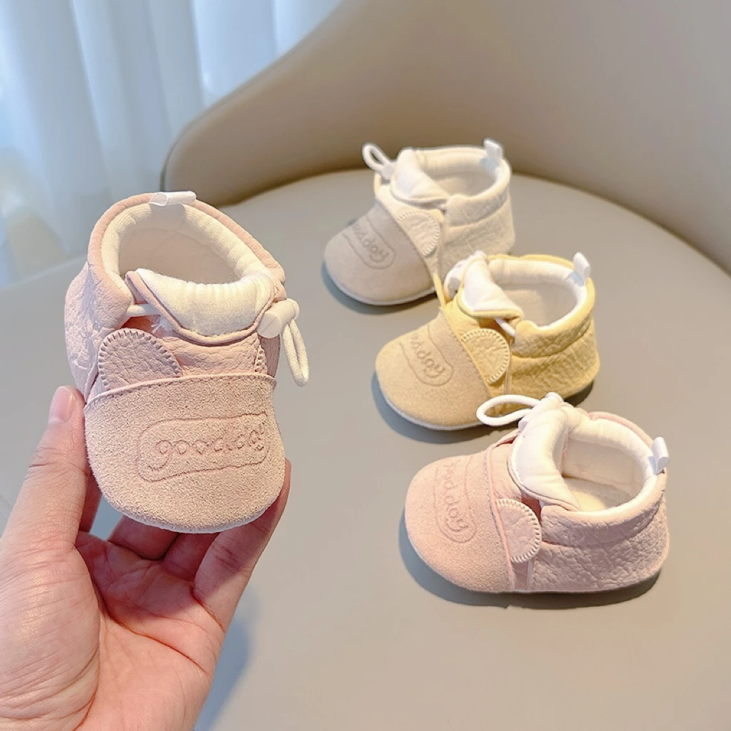 婴儿鞋子春秋季6到12个月软底不掉鞋男女宝宝鞋0-1岁学步鞋新生儿
