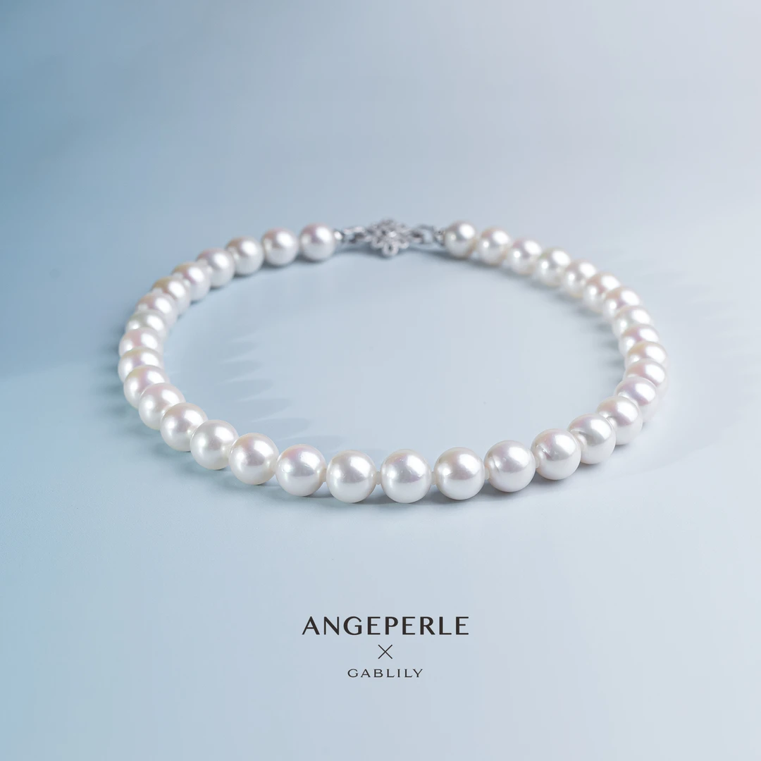 【校长专属】天使之泪淡水珍珠珈白丽S925银大龙珠项链11-13mm简约