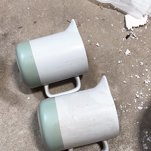 微瑕，不能明火，，2个引流杯