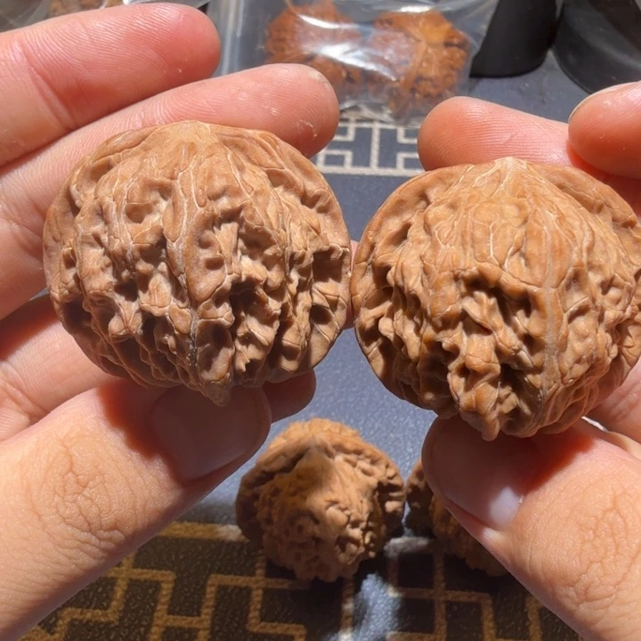把件猴头核桃磨盘