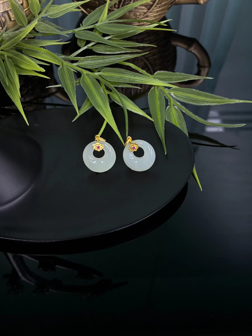 和田玉公主扣吊坠【小北质检】ZJH917Z10多样性发一