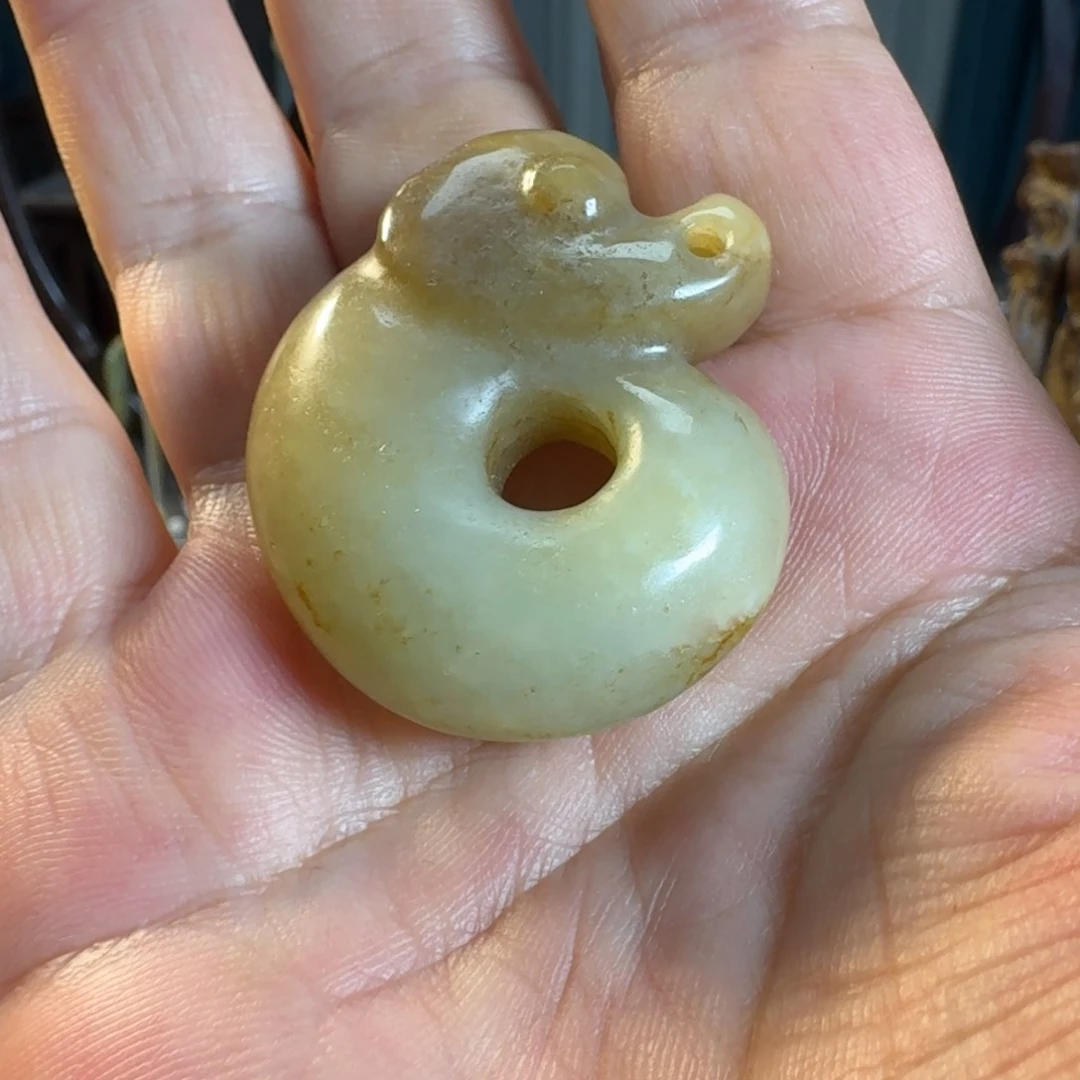 幽***野和田玉未镶嵌颈饰