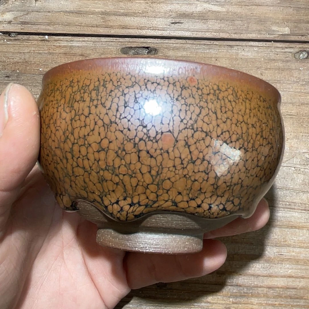 茶盏建窑建盏柴烧380