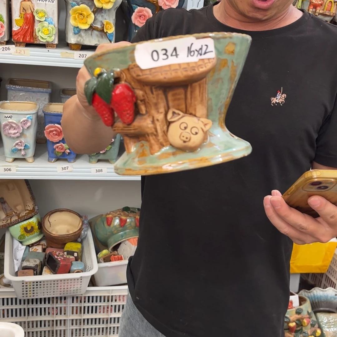 粗陶多肉花盆花盆