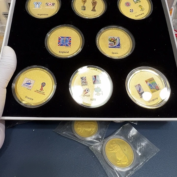 其他普通金属世界杯纪念章一套