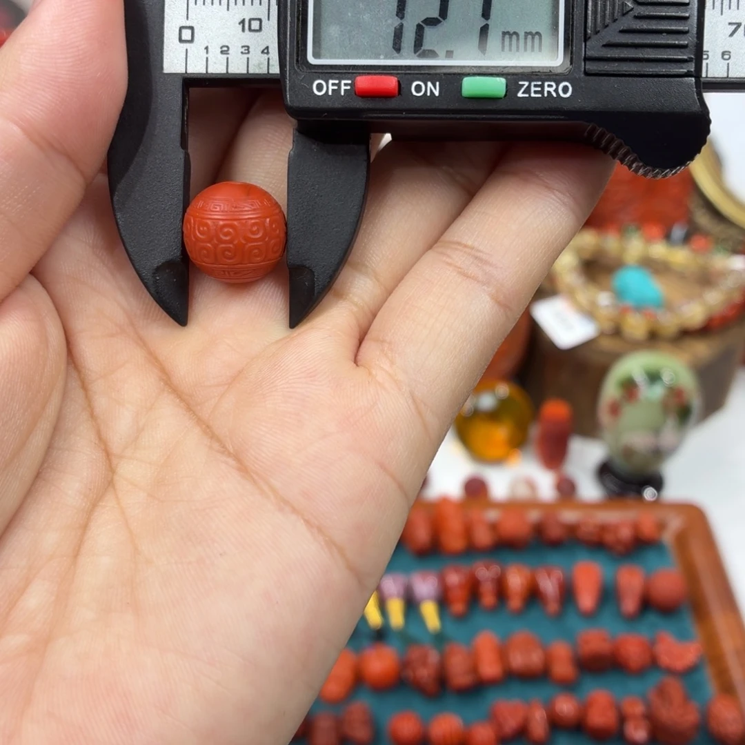 未镶嵌配饰南红玛瑙12.7mm