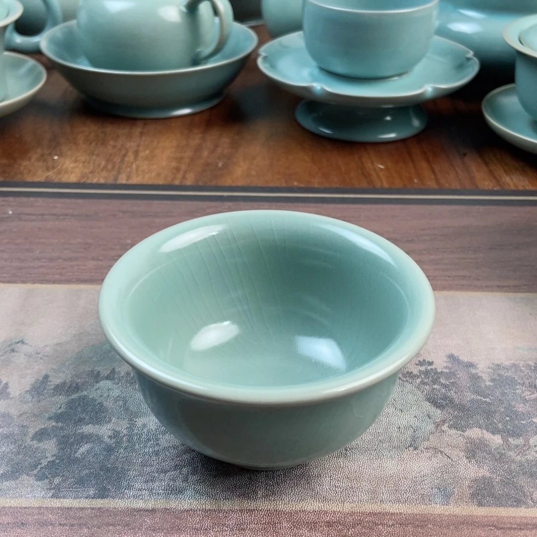 摆件原产地原矿汝瓷～茶器