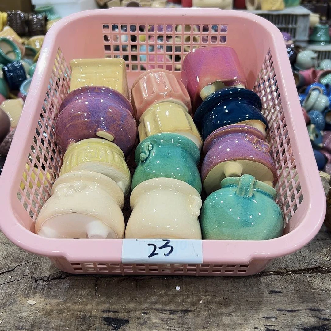 陶瓷沐****妈高温陶瓷多肉花盆23