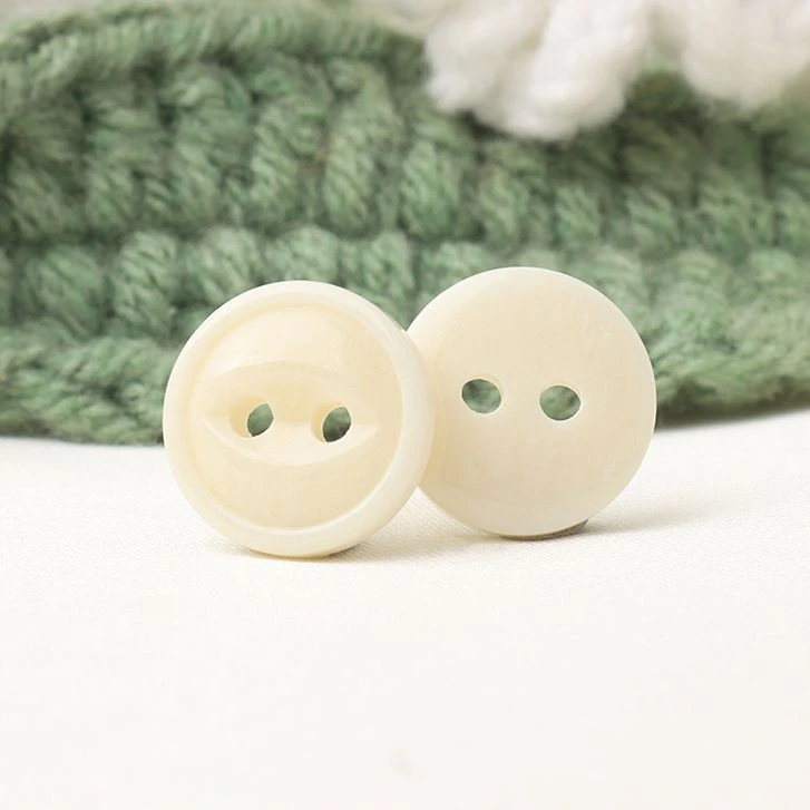 天然牛骨两眼鱼眼纽扣复古衬衫钮扣毛衣开衫小扣子纽扣