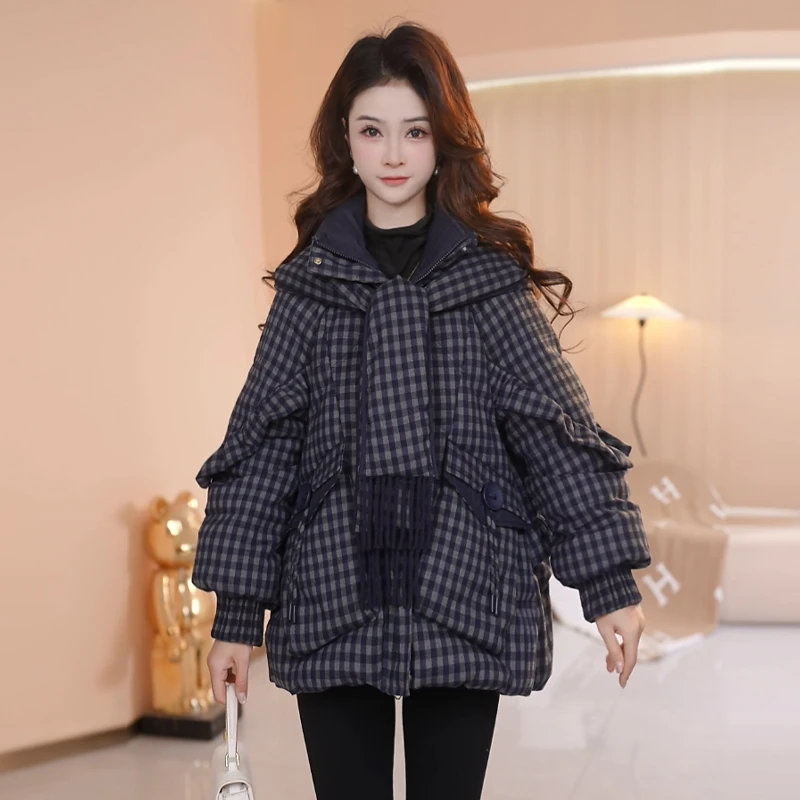 【羽绒服】冬季白鸭绒羽绒服百搭新款时尚气质休闲保暖外套女冬款