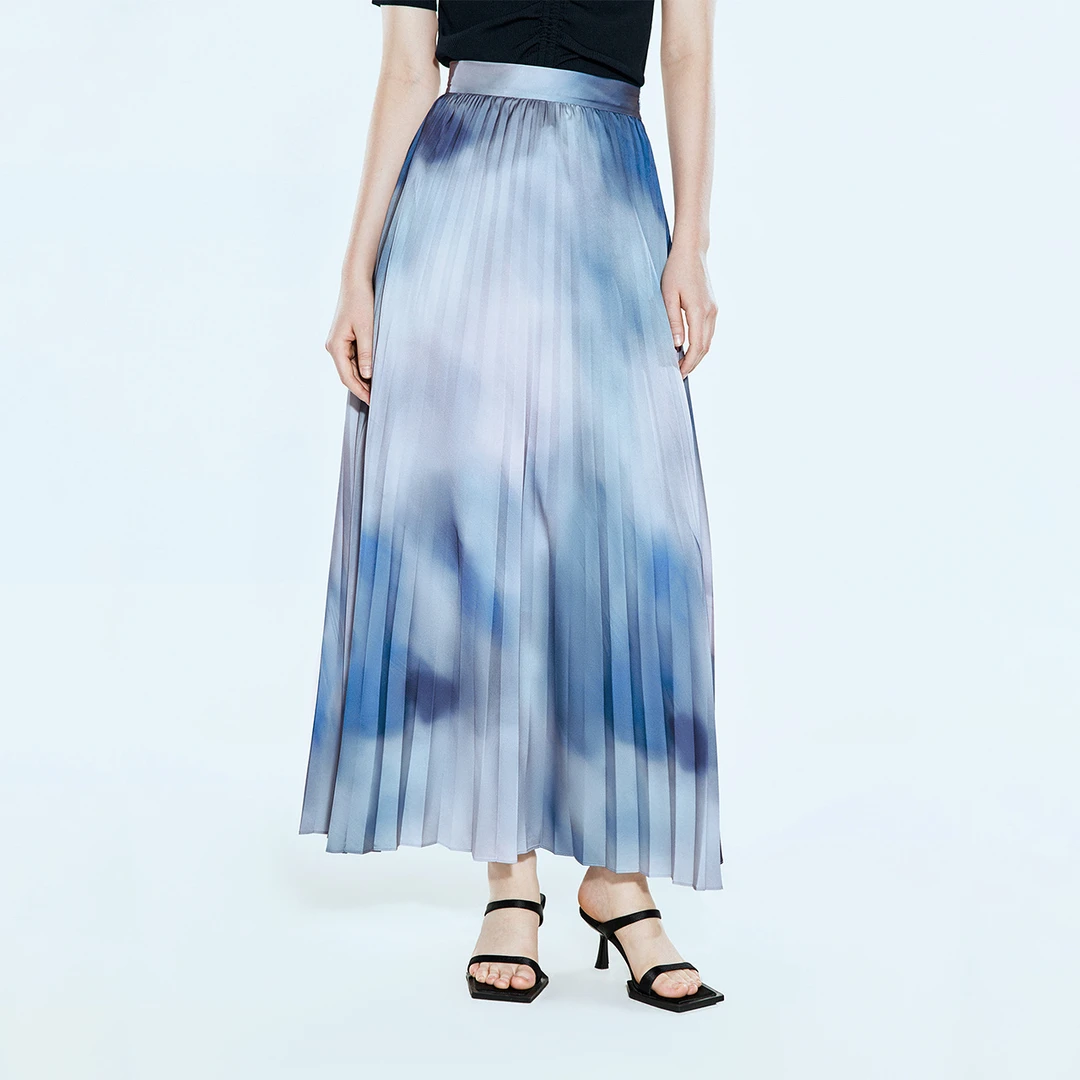 COVERINS2025夏季新款显瘦高腰时尚休闲百搭春夏半身裙CC35250130