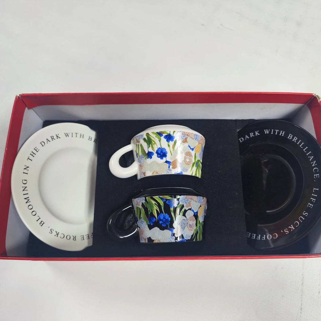 咖啡杯复古套装清新