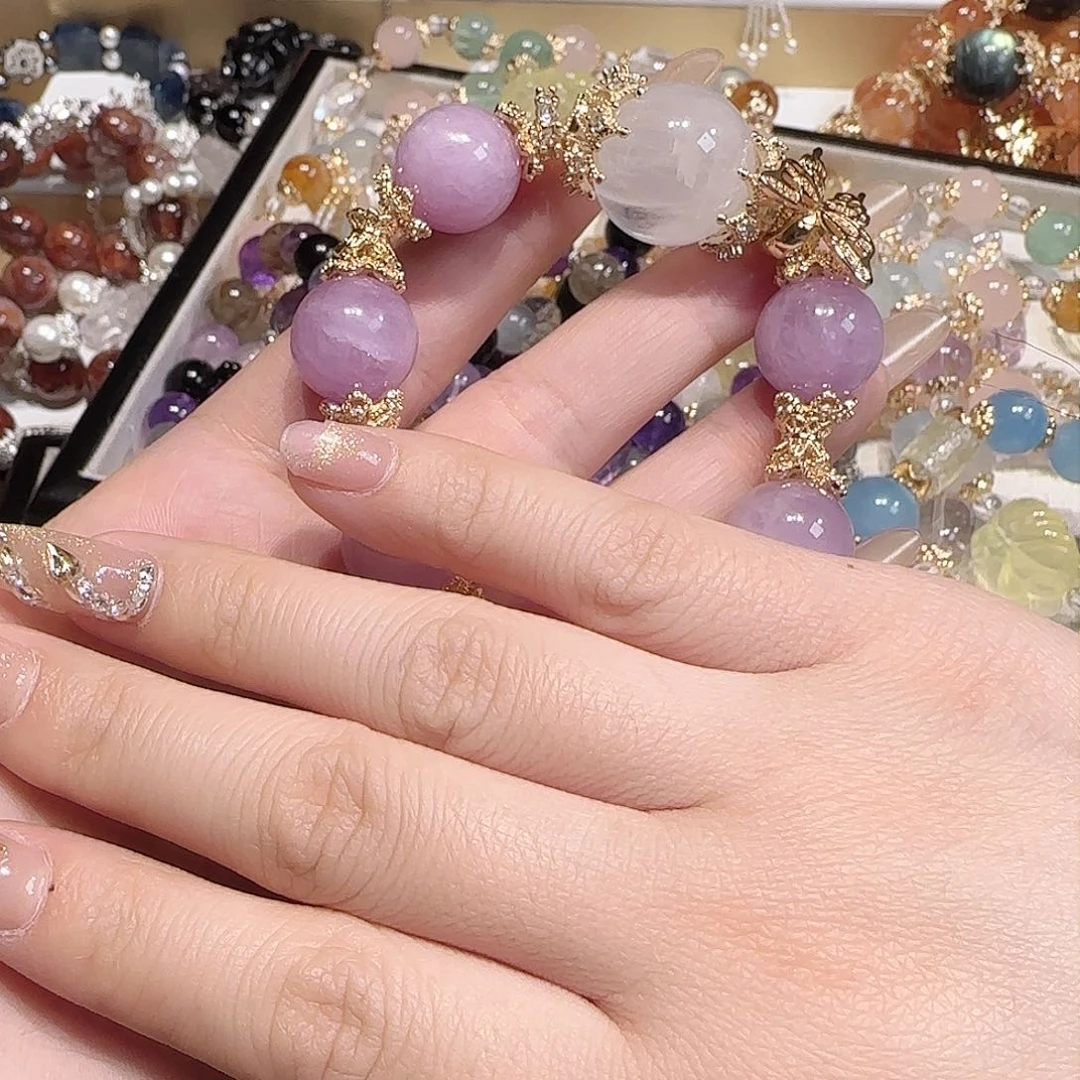 水晶手链未镶嵌可***狸八