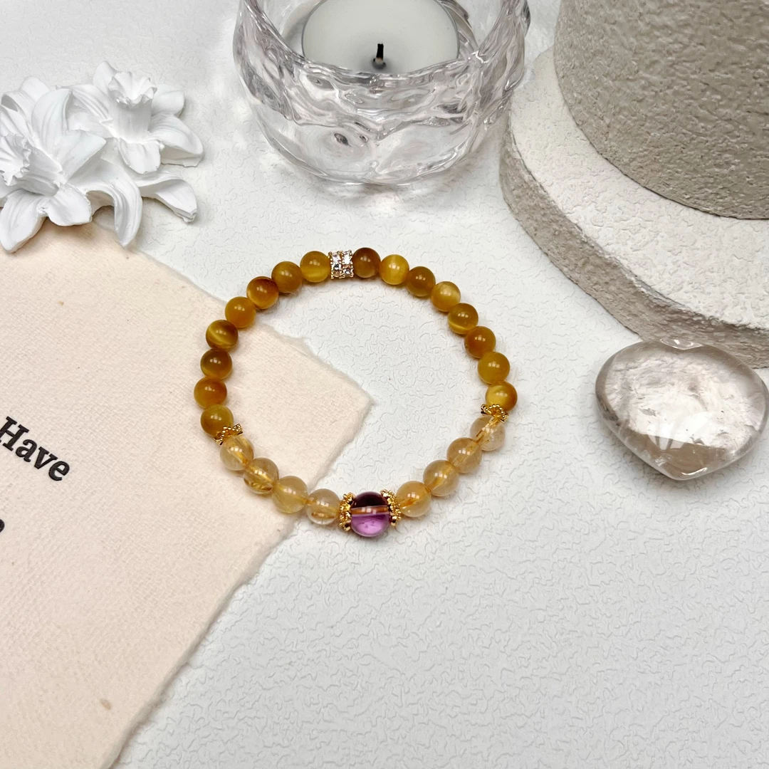 【大富翁】TGS天然水晶手串原创设计 K168