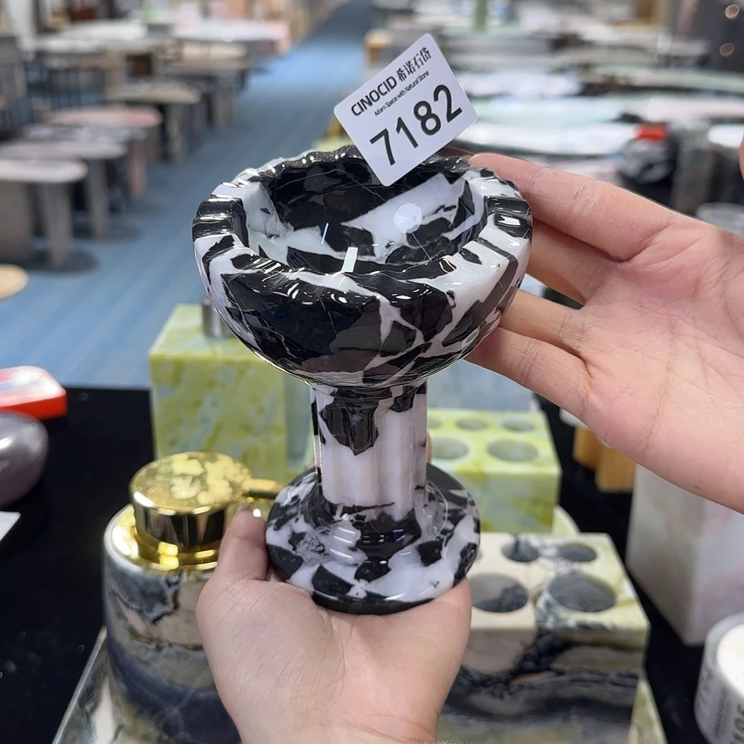 7182宝黑喷泉扩香石底座