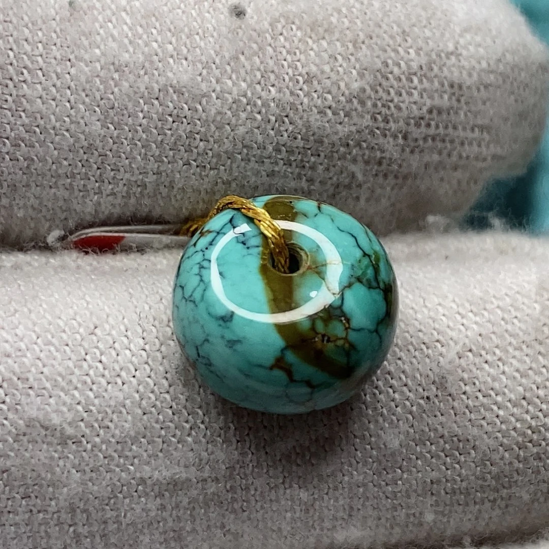 绿松石未镶嵌天然原矿 带武汉地大证书