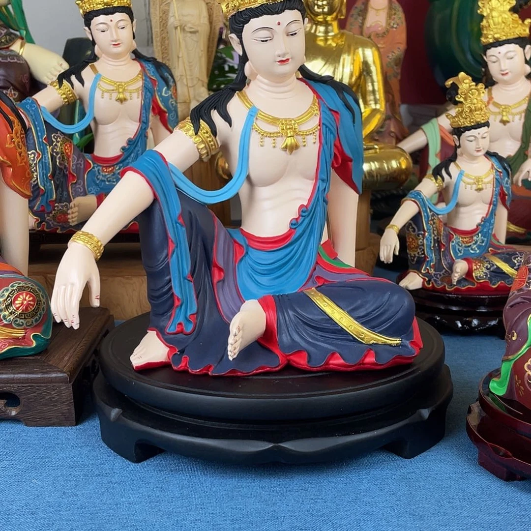 苏****石材自在观音摆件30