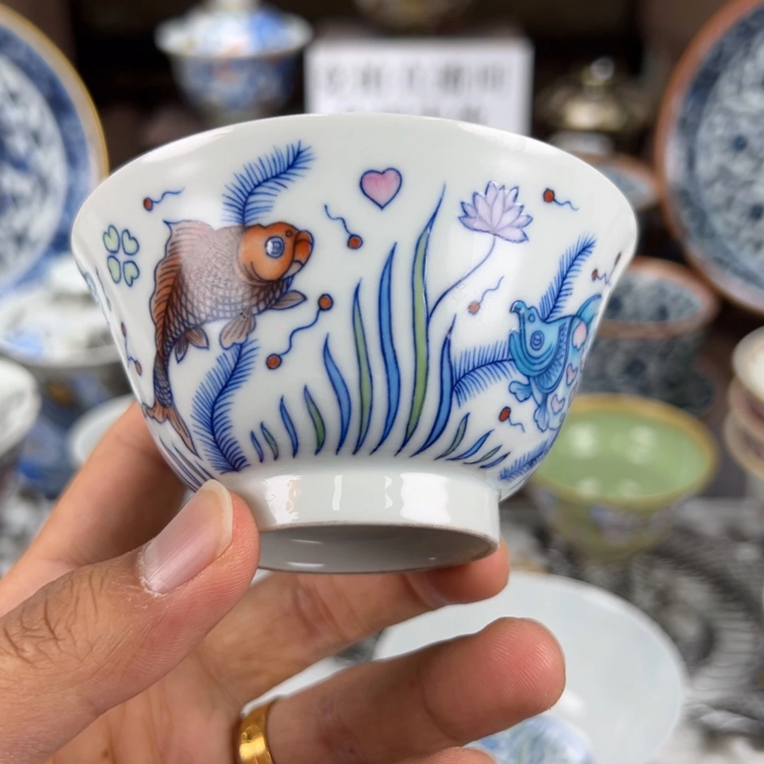 游***詹景德镇手工手绘陶瓷