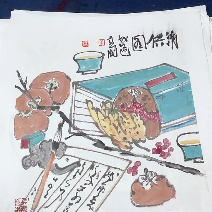 国画崔春刚国画作品