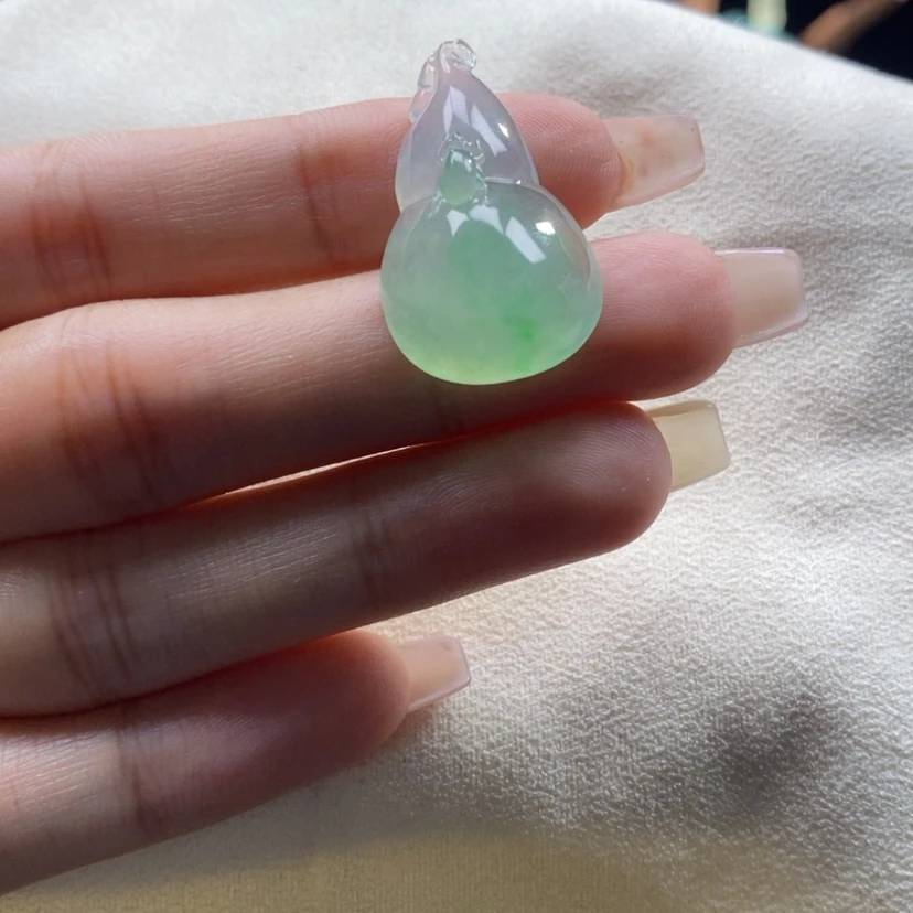 【闪购商品】翡翠颈饰未镶嵌冰阳色葫芦吊坠