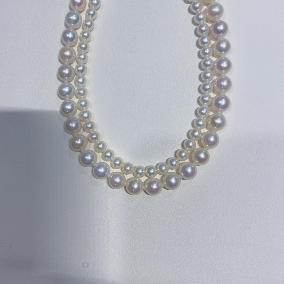 银S925镶嵌颈饰淡水珍珠
