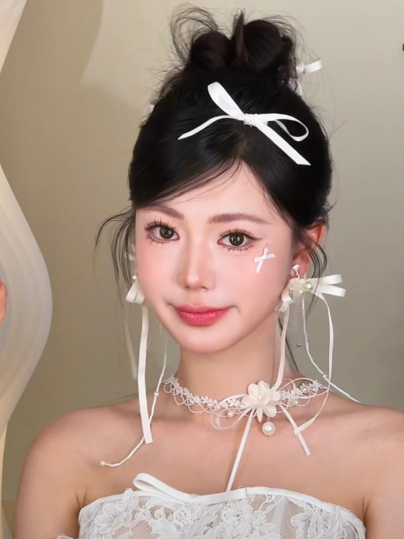 T7019发卡女法式小众少女风发夹边夹超仙百搭