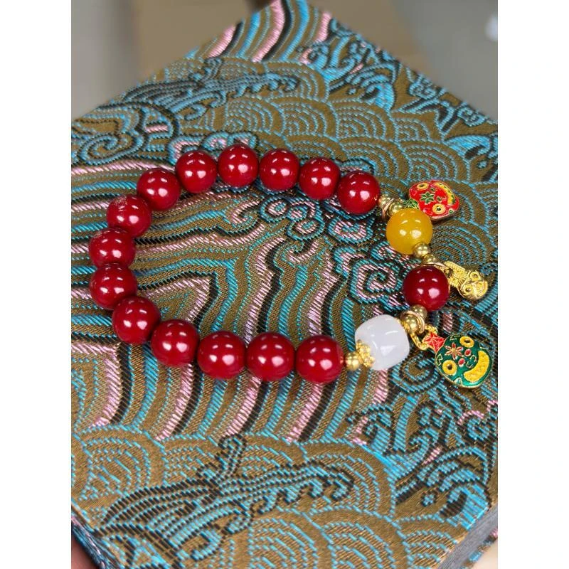 含辰砂工艺品J0196 精品手串无礼盒