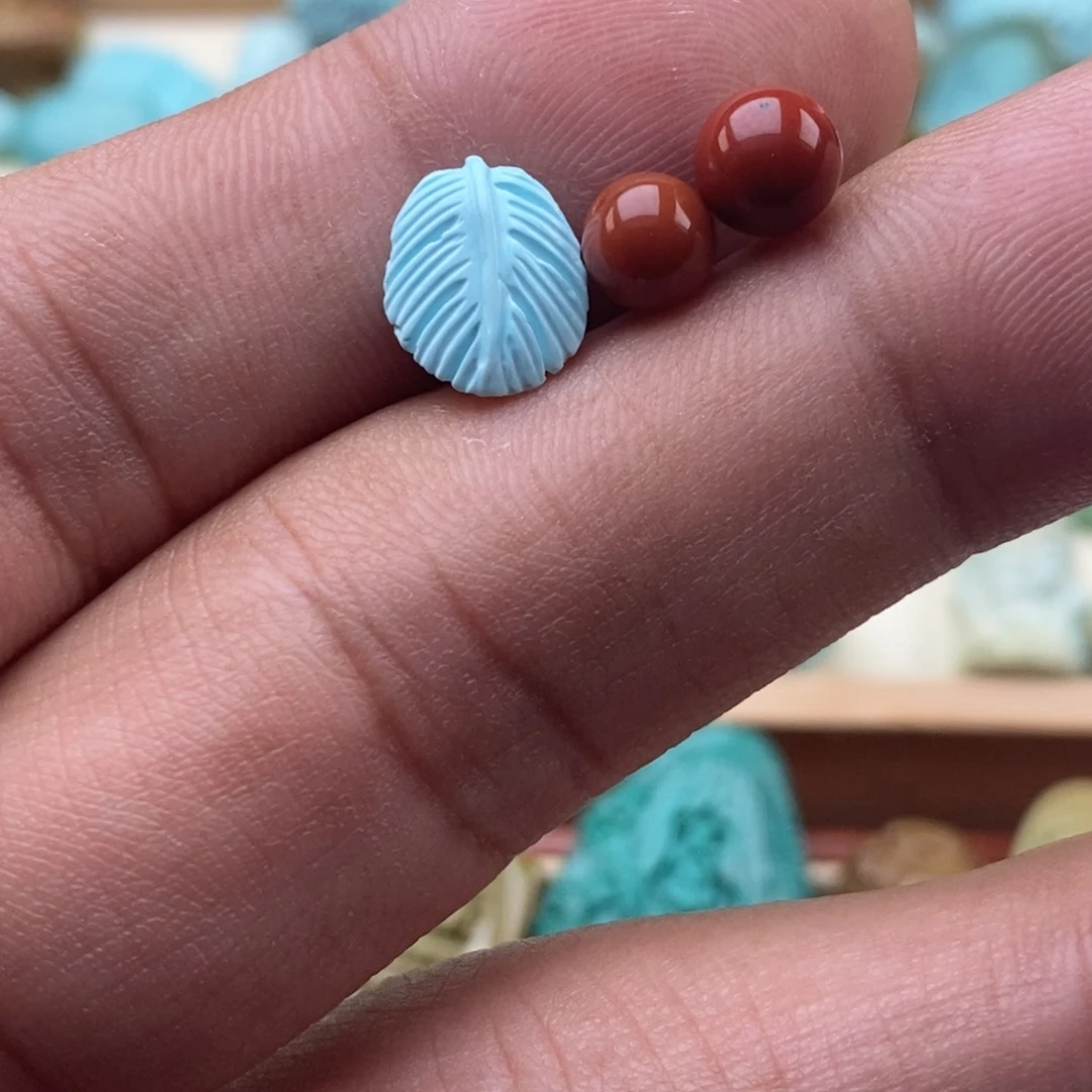 未镶嵌南红玛瑙珠宝半成品