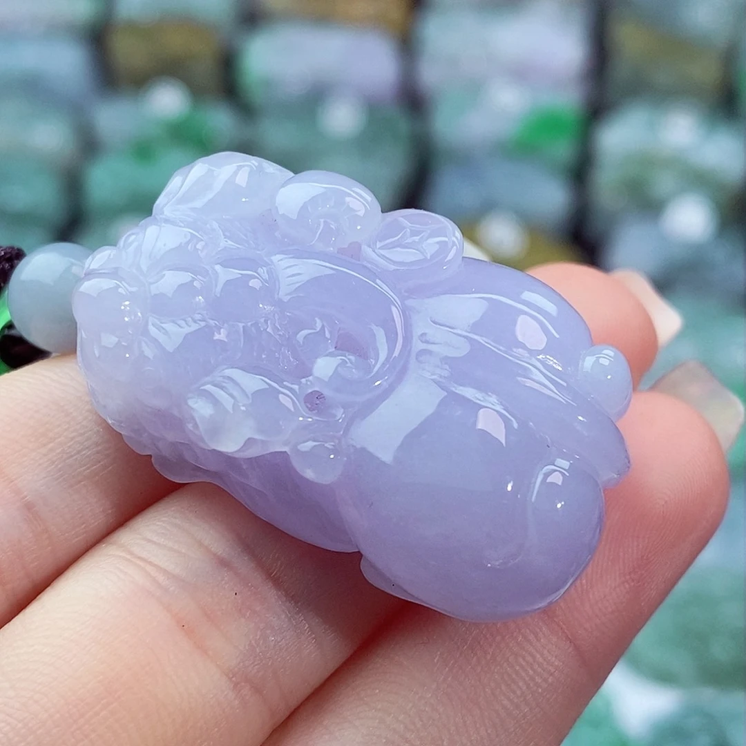 颈饰未镶嵌翡翠天然