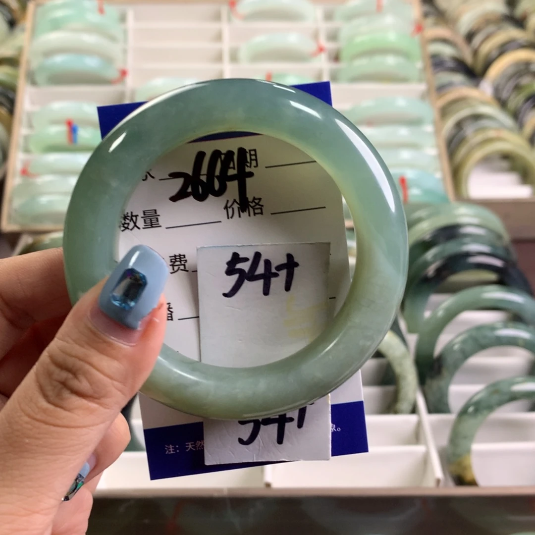 蛇纹石玉未镶嵌手镯2664