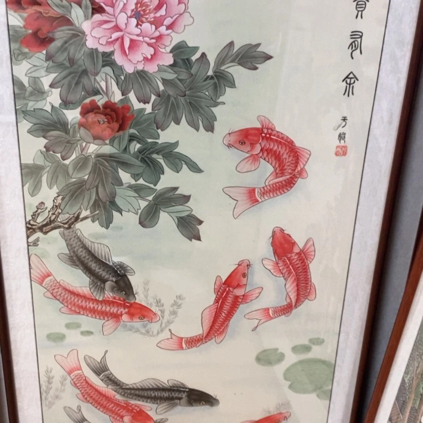 【闪购商品】国画手绘国画工笔带框
