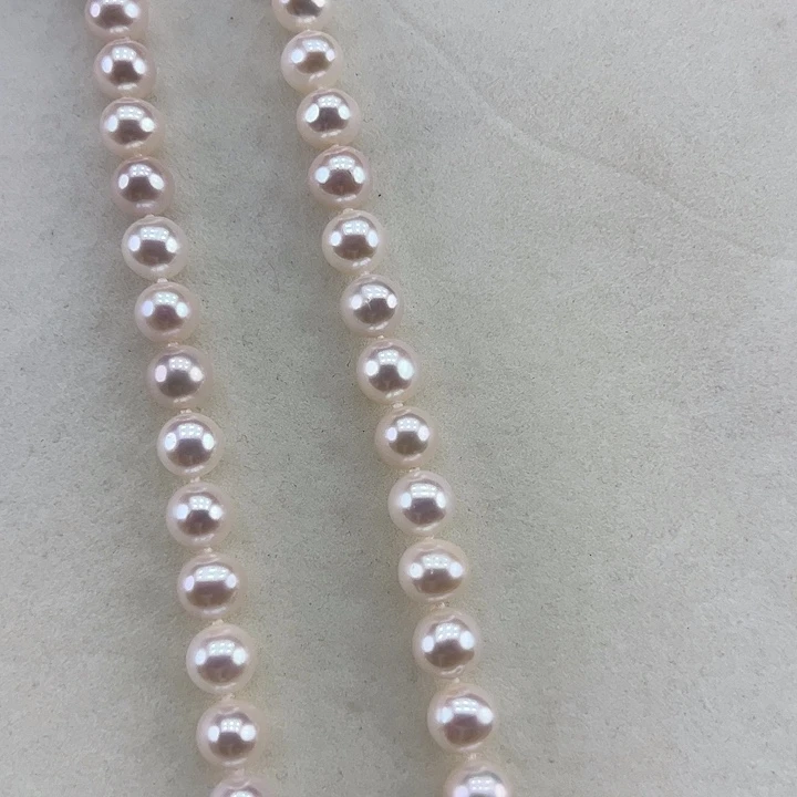 淡水珍珠银S925镶嵌颈饰➕9-10高品极光炫彩